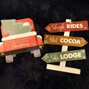 [NWT] DECOCRATED Christmas Decor Bundle